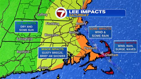 Lee brings rain, wind and coastal flooding Saturday